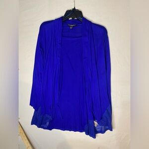Cable & Gauge Royal Blue Cardigan